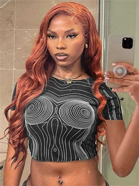 women's t-shirt 2023 wholesale y2k clothes streetwear print line t shirts casual o neck crop ladies short sleeve bodycon tees t shirts, White
women's t-shirt 2023 wholesale y2k clothes streetwear print line t shirts casual o neck crop ladies short sleeve bodycon tees t shirts, White