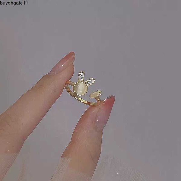 fashion accessories cat's eye stone cute little rabbit ring designed by female crowd high grade feeling index finger simple and stylish, Silver
fashion accessories cat's eye stone cute little rabbit ring designed by female crowd high grade feeling index finger simple and stylish, Silver