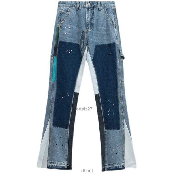 fashion designer clothing galleryes depts jean distressed ripped rock motocycle denim patchwork men's ink splashing micro la trend hip, Blue
fashion designer clothing galleryes depts jean distressed ripped rock motocycle denim patchwork men's ink splashing micro la trend hip, Blue