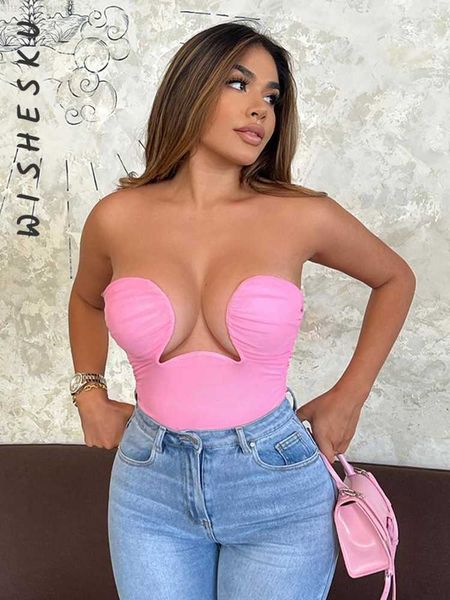 women's t-shirt strapless backless corset t-shirts women cut out ruched skinny tee shirts 2022 summer harajuku black gothic y2k clothes, White
women's t-shirt strapless backless corset t-shirts women cut out ruched skinny tee shirts 2022 summer harajuku black gothic y2k clothes, White
