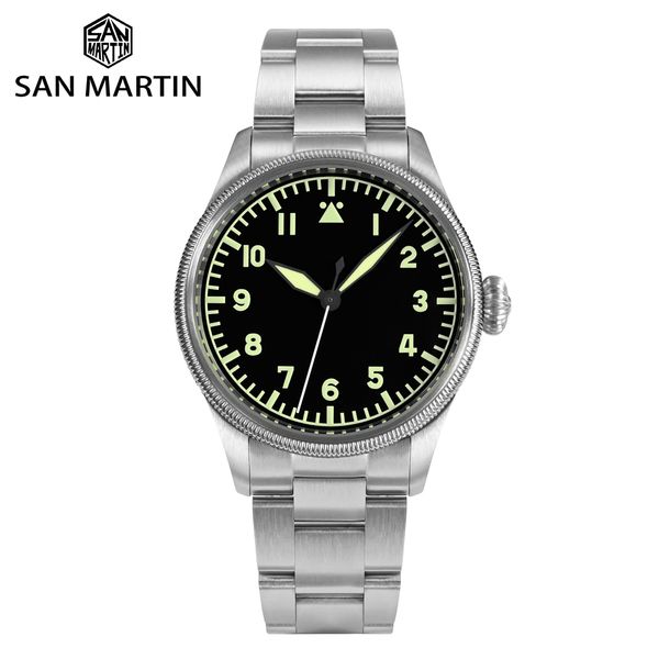 other watches san martin 38 5mm pilot watch carved coin bezel yn55 military sport style men automatic mechanical sapphire 10bar sln c3 lume, Slivery;black
other watches san martin 38 5mm pilot watch carved coin bezel yn55 military sport style men automatic mechanical sapphire 10bar sln c3 lume, Slivery;black