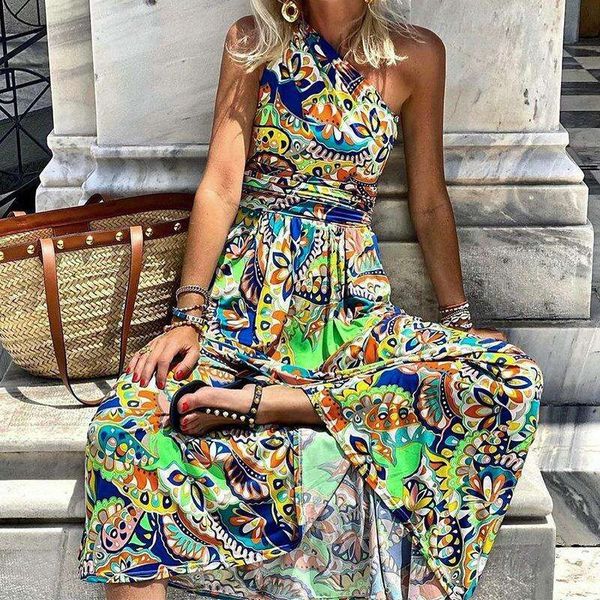 summer womens clothing sleeveless printed one shoulder dress bohemian slim fit large swing, Black;gray
summer womens clothing sleeveless printed one shoulder dress bohemian slim fit large swing, Black;gray
