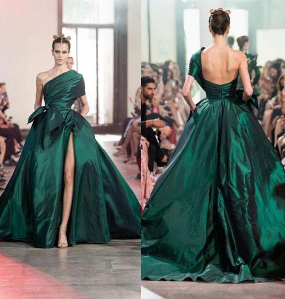 elie saab dark green evening dresses one shoulder arabic high split formal women prom gowns vestidos de novia9764931, Black;red
elie saab dark green evening dresses one shoulder arabic high split formal women prom gowns vestidos de novia9764931, Black;red
