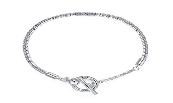 16-20cm new charm bracelet 925 silver fit european bracelets t clasp chain bracelets pendant five petals flower charm bead accessories diy j, Black
16-20cm new charm bracelet 925 silver fit european bracelets t clasp chain bracelets pendant five petals flower charm bead accessories diy j, Black