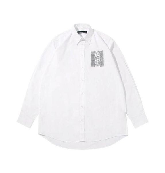 men039s casual shirts raf simons 2022 autumn style mercerized cotton shirt patch corrugated embroidery allmatch long sleeve7300665, White;black
men039s casual shirts raf simons 2022 autumn style mercerized cotton shirt patch corrugated embroidery allmatch long sleeve7300665, White;black