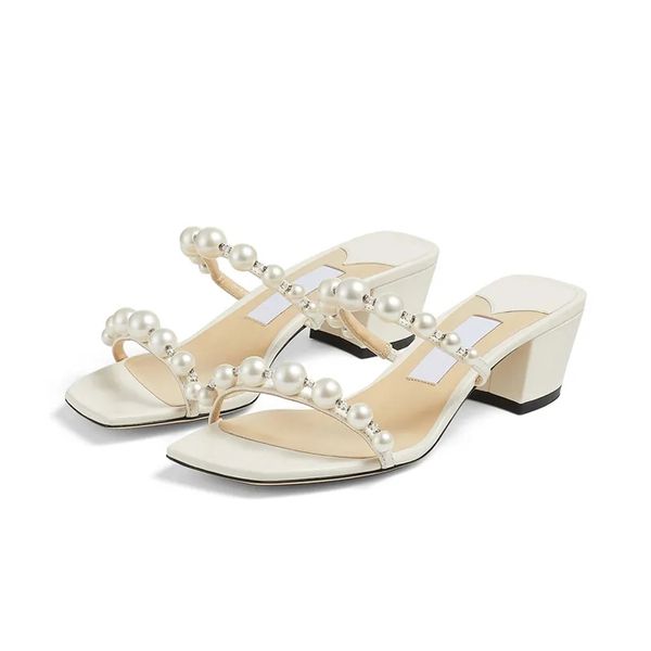 fashion summer women sandals pumps popular london amara 45 mm italy luxury pearls double ankle strap calfskin embellished trendy slingback s, Black
fashion summer women sandals pumps popular london amara 45 mm italy luxury pearls double ankle strap calfskin embellished trendy slingback s, Black