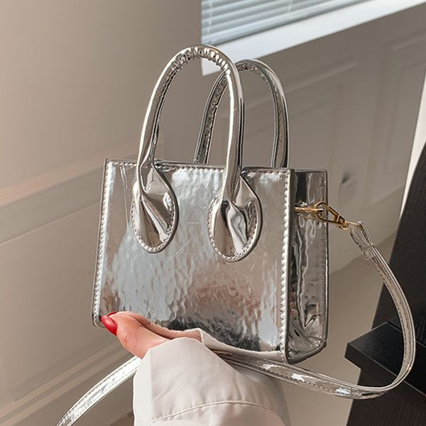 evening bags laser messenger bag solid crossbody women shoulder shiny small square fashion pu leather tote 230714
evening bags laser messenger bag solid crossbody women shoulder shiny small square fashion pu leather tote 230714
