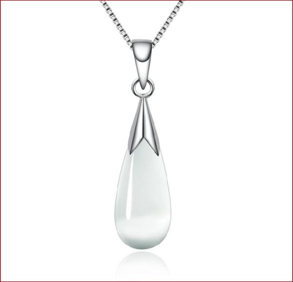 new fashion pink white opal cats eye stone water drop pendant waterwave chain women bridal wedding jewelry necklace3639174, Silver
new fashion pink white opal cats eye stone water drop pendant waterwave chain women bridal wedding jewelry necklace3639174, Silver