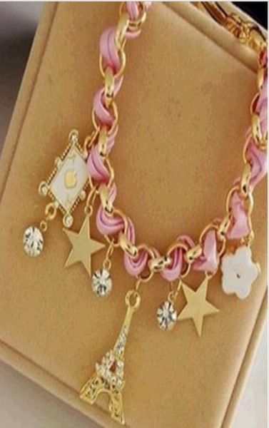 leather bracelets new arrival fashion stars flowers poker leather cord tassels paris eiffel tower crown charm bracelet jewelry pin4616790, Golden;silver
leather bracelets new arrival fashion stars flowers poker leather cord tassels paris eiffel tower crown charm bracelet jewelry pin4616790, Golden;silver