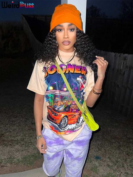 women's t-shirt weird puss comics print women t-shirt short sleeve loose round neck summer hipsters y2k streetwear pullover wild oversi, White
women's t-shirt weird puss comics print women t-shirt short sleeve loose round neck summer hipsters y2k streetwear pullover wild oversi, White