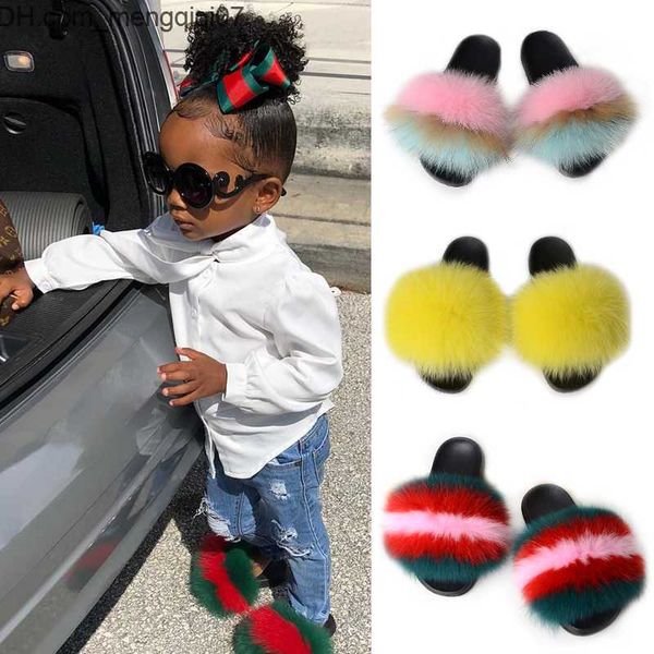 slipper slipper 2021 summer children' colorful fluffy fox fur slider baby fashion cute plush slider children' fur sandals girl, Black;grey
slipper slipper 2021 summer children' colorful fluffy fox fur slider baby fashion cute plush slider children' fur sandals girl, Black;grey