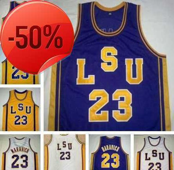 custom basketball ncaa #23 pete maravich lsu tigers vintage jerseys purple white yellow retro college basketball stitched men kids youth, Black;red
custom basketball ncaa #23 pete maravich lsu tigers vintage jerseys purple white yellow retro college basketball stitched men kids youth, Black;red