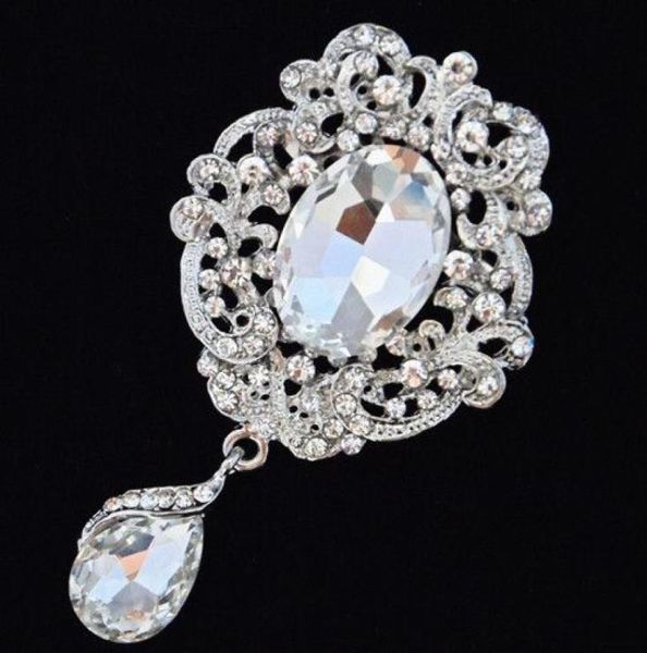 rhodium plated luxury waterdrop pendent crystals flower brooch fashionable women bouquet pin bling bling czech crystals broach pin4869675, Gray
rhodium plated luxury waterdrop pendent crystals flower brooch fashionable women bouquet pin bling bling czech crystals broach pin4869675, Gray