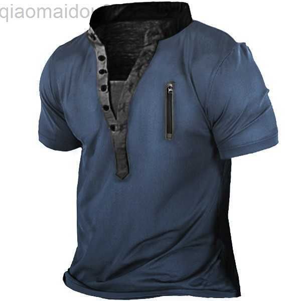men's t-shirts summer short sleeve casual mens t-shirts button-up stand collar loose pullover for men clothing vintage patchwork tee s, White;black
men's t-shirts summer short sleeve casual mens t-shirts button-up stand collar loose pullover for men clothing vintage patchwork tee s, White;black