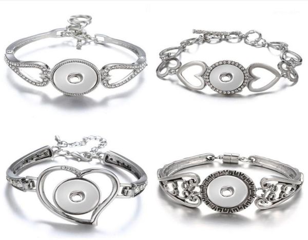 new fashion silver plated hollow rhinestone hearts snap bracelet bangle 22cm fit 18mm snap button jewelry whole12504202, Golden;silver
new fashion silver plated hollow rhinestone hearts snap bracelet bangle 22cm fit 18mm snap button jewelry whole12504202, Golden;silver