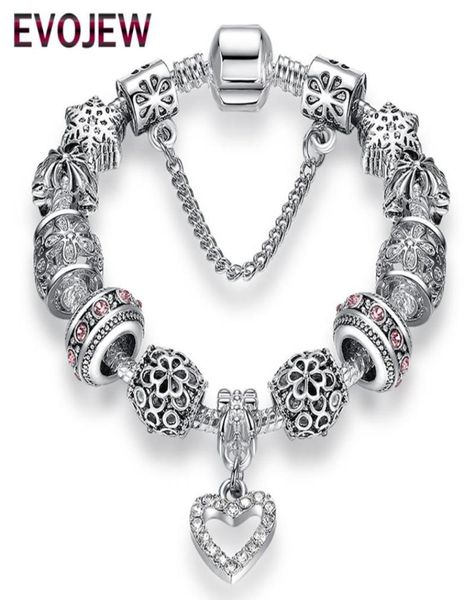 fashion antique 925 silver bracelets bangles crystal heart charm beads bracelet for women diy original jewelry gift8407518, Golden;silver
fashion antique 925 silver bracelets bangles crystal heart charm beads bracelet for women diy original jewelry gift8407518, Golden;silver
