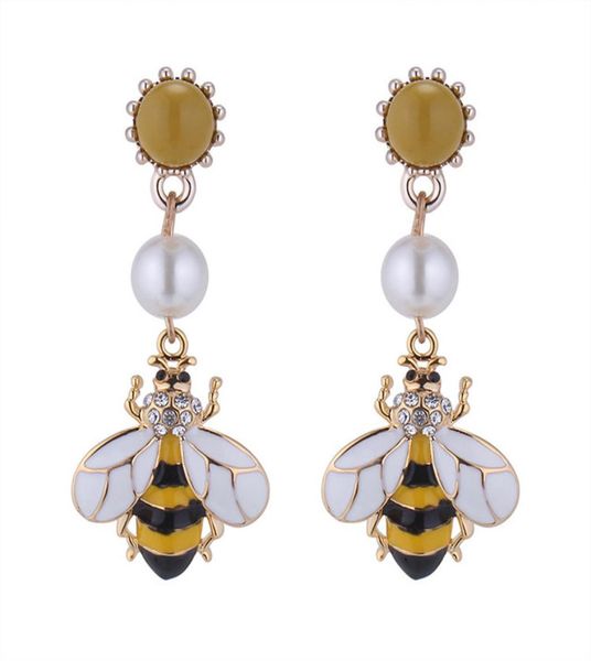 yellow gold designer bee stud earrings for women trendy bee pearl cute bee dangel long style stud earring jewelry gifts for women 6062721, Golden;silver
yellow gold designer bee stud earrings for women trendy bee pearl cute bee dangel long style stud earring jewelry gifts for women 6062721, Golden;silver