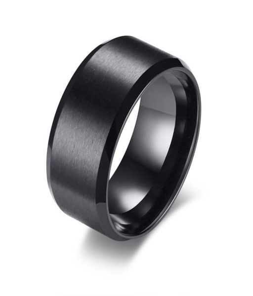 custom engraving 10mm beveled edges black matt finish wedding band rings in stainless steel9655355, Silver
custom engraving 10mm beveled edges black matt finish wedding band rings in stainless steel9655355, Silver