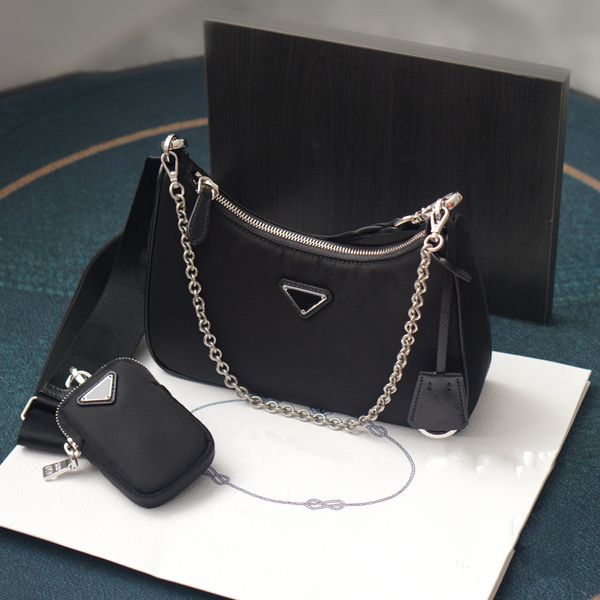 luxury 3-piece tote bag set for men and women designer bag high-quality hobo nylon chain women's handbag diagonal shoulder multiple pie
luxury 3-piece tote bag set for men and women designer bag high-quality hobo nylon chain women's handbag diagonal shoulder multiple pie