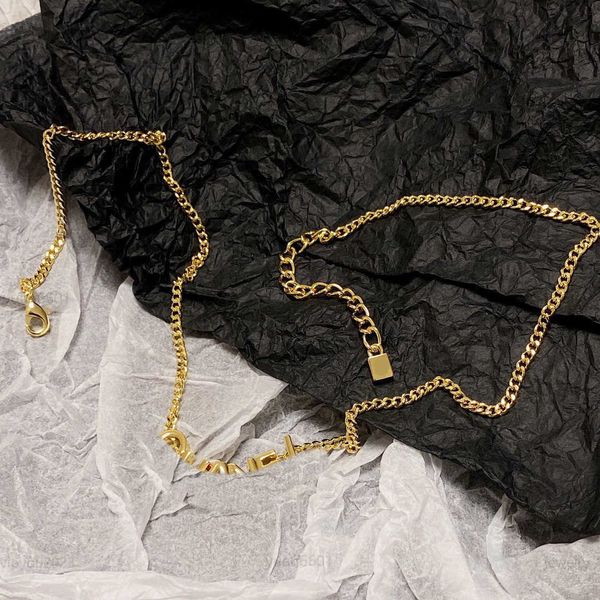 designer women pendant necklaces fashion gold chain jewelry letter logo pendant necklace including box preferred gift, Silver
designer women pendant necklaces fashion gold chain jewelry letter logo pendant necklace including box preferred gift, Silver