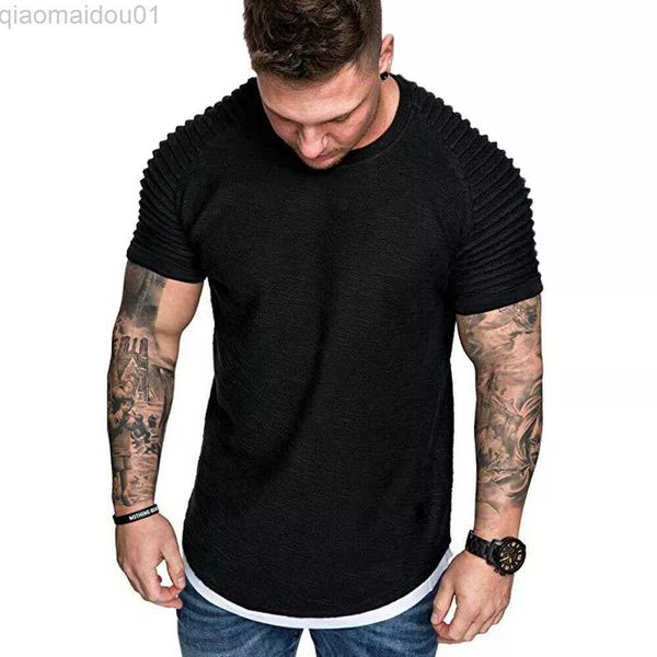 men's t-shirts men's t-shirts pleated wrinkled slim fit o neck short sleeve muscle solid casual shirts summer basic tee new l2307, White;black
men's t-shirts men's t-shirts pleated wrinkled slim fit o neck short sleeve muscle solid casual shirts summer basic tee new l2307, White;black