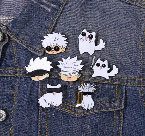 jujutsu kaisen enamel pin cartoon anime brooches animals cat custom metal hat lapel clothes backpack jewelry friends fans gift5954123, Gray
jujutsu kaisen enamel pin cartoon anime brooches animals cat custom metal hat lapel clothes backpack jewelry friends fans gift5954123, Gray