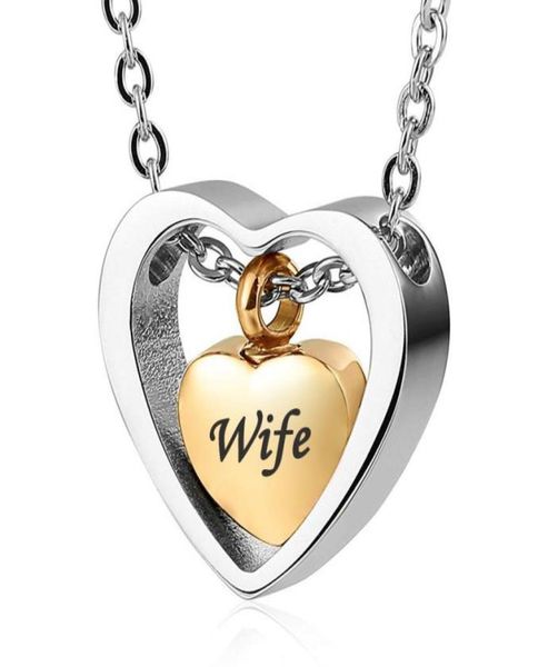 personalized engraving custom stainless steel double heart gold pendant cremation urn necklace for ashes keepsake memorial5902215, Silver
personalized engraving custom stainless steel double heart gold pendant cremation urn necklace for ashes keepsake memorial5902215, Silver