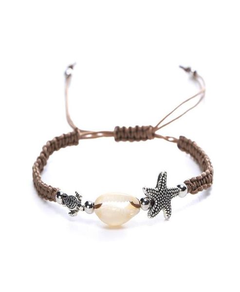 starfish shell beach bracelet adjustable sea turtle rope braided bracelets for men and women personality summer holiday jew1269870, Golden;silver
starfish shell beach bracelet adjustable sea turtle rope braided bracelets for men and women personality summer holiday jew1269870, Golden;silver
