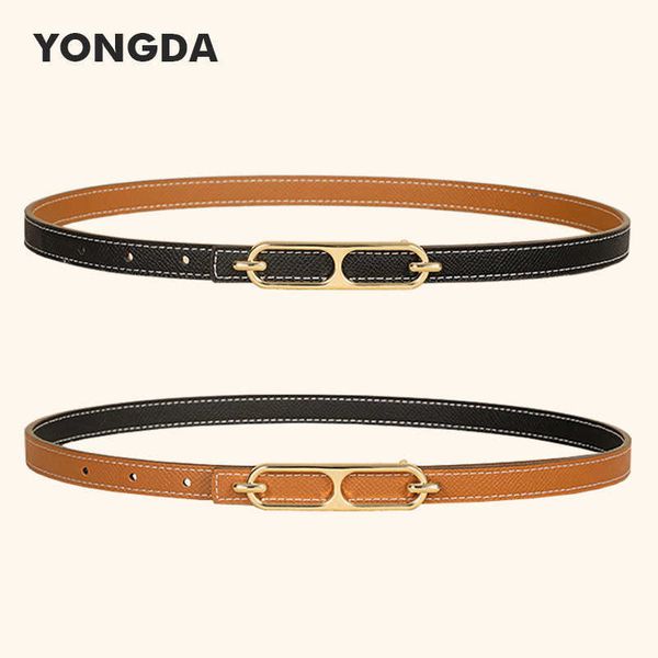 women's thin pu two-color alloy smooth buckle sewing simple and versatile decorative dress belt, Black;brown
women's thin pu two-color alloy smooth buckle sewing simple and versatile decorative dress belt, Black;brown