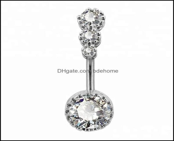 navel bell button rings body jewelry 316l stainless steel clear cz piercing sample belly drop delivery 2021 jhk9m9374373, Silver
navel bell button rings body jewelry 316l stainless steel clear cz piercing sample belly drop delivery 2021 jhk9m9374373, Silver