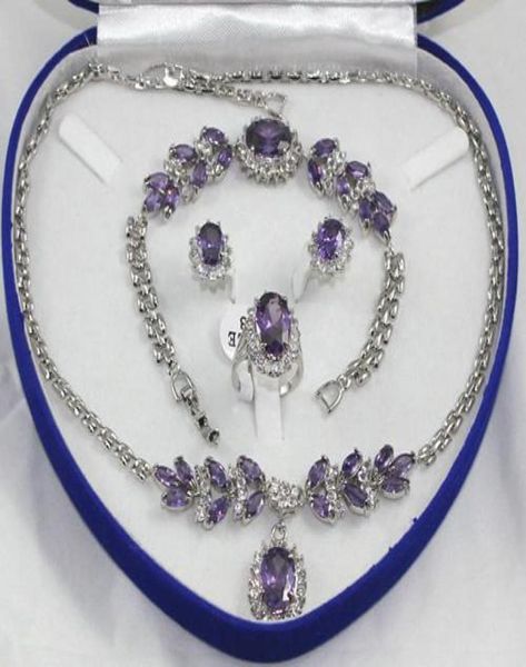 whole pretty purple crystal silver necklace bracelet earrings ring gemstone jewelry sets9367466
whole pretty purple crystal silver necklace bracelet earrings ring gemstone jewelry sets9367466