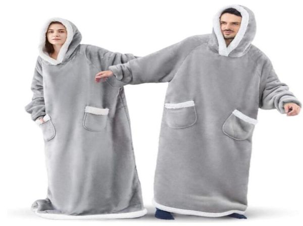 super long flannel blanket with sleeves sleepwear hooded winter hoodies sweatshirt women men pullover fleece giant tv blankets ove6250796, Black;red
super long flannel blanket with sleeves sleepwear hooded winter hoodies sweatshirt women men pullover fleece giant tv blankets ove6250796, Black;red
