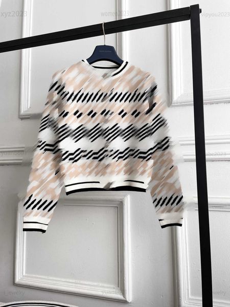 designer clothes women long sleeved sweater summer girl knit fits all geometric jacquard pullover, White
designer clothes women long sleeved sweater summer girl knit fits all geometric jacquard pullover, White
