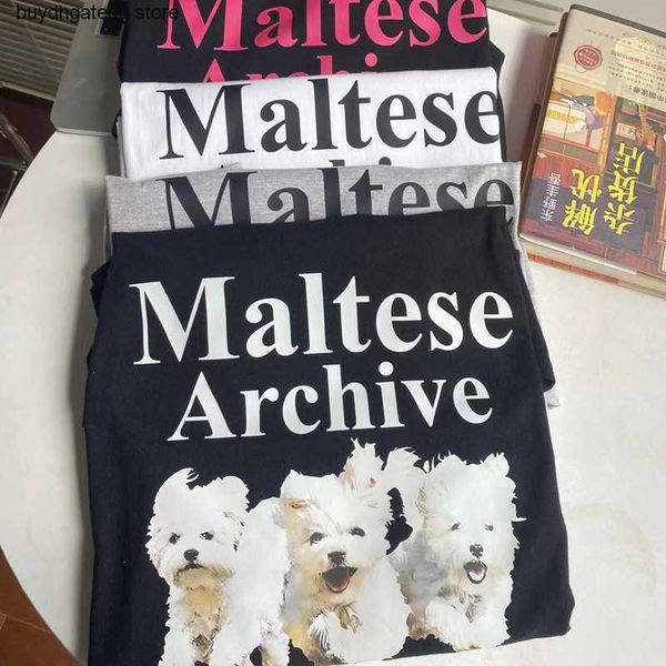 ladies t-shirts fashion brand waikei han yilin puppy printed short sleeve ins, White
ladies t-shirts fashion brand waikei han yilin puppy printed short sleeve ins, White