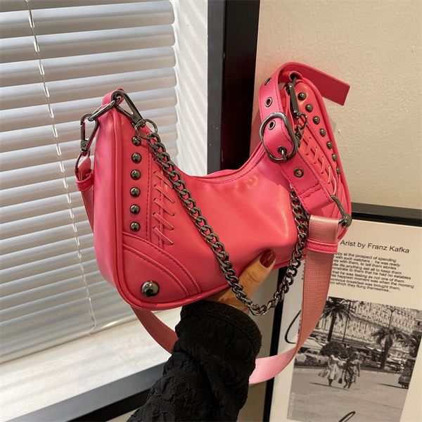 evening bags xiuya gothic bag vintage fashion moto biker shoulder rock style metal chain pu leather casual handbags for women 230714
evening bags xiuya gothic bag vintage fashion moto biker shoulder rock style metal chain pu leather casual handbags for women 230714
