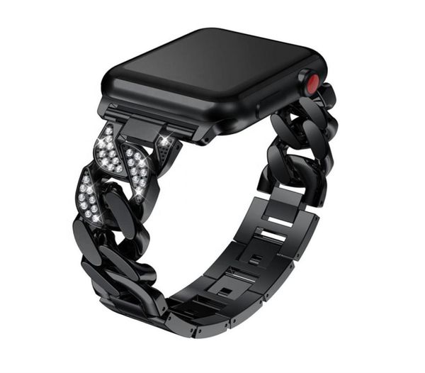 for apple watch bands 40mm 44mm metal strap luxury chain bracelet diamond3237441, Black;brown
for apple watch bands 40mm 44mm metal strap luxury chain bracelet diamond3237441, Black;brown