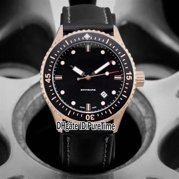 new fifty fathoms 50 fathoms bathyscaphe 5000-36s30-b52a rose gold black dial automatic mens watch nylon leather watches puretime 224u, Slivery;brown
new fifty fathoms 50 fathoms bathyscaphe 5000-36s30-b52a rose gold black dial automatic mens watch nylon leather watches puretime 224u, Slivery;brown
