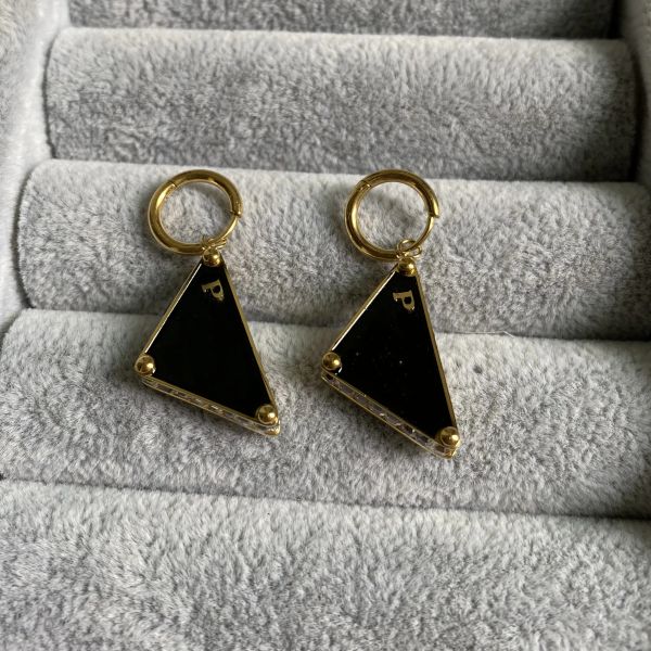 triangle logo gold silver monogram diamond earrings multiple styles with box, Golden;silver
triangle logo gold silver monogram diamond earrings multiple styles with box, Golden;silver