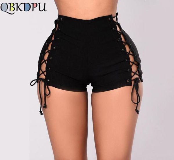 women high waist side laceup mini shorts bandage black denim shorts jeans 2019 female party club beach pants2425118, Blue
women high waist side laceup mini shorts bandage black denim shorts jeans 2019 female party club beach pants2425118, Blue