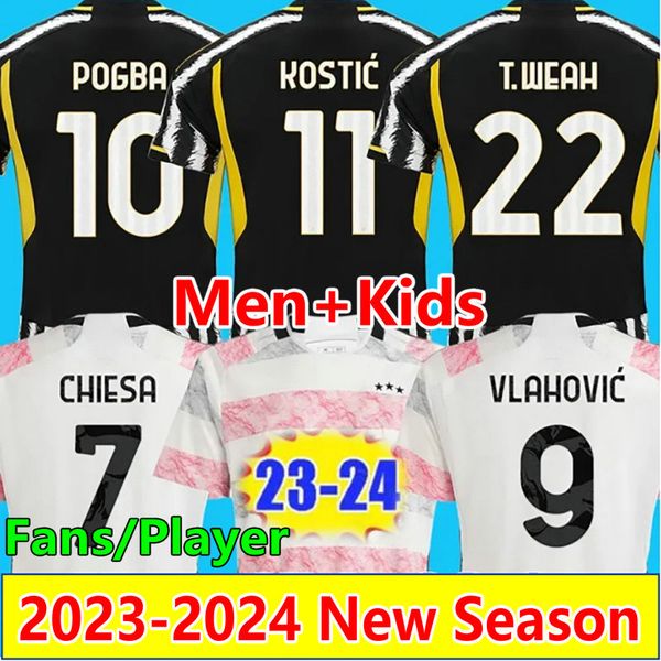 23 24 vlahovic chiesa milik soccer jerseys fans player 2023 2024 t. weah pogba bonucci football shirt kostic fagioli long sleeve maglie da c, Black;yellow
23 24 vlahovic chiesa milik soccer jerseys fans player 2023 2024 t. weah pogba bonucci football shirt kostic fagioli long sleeve maglie da c, Black;yellow