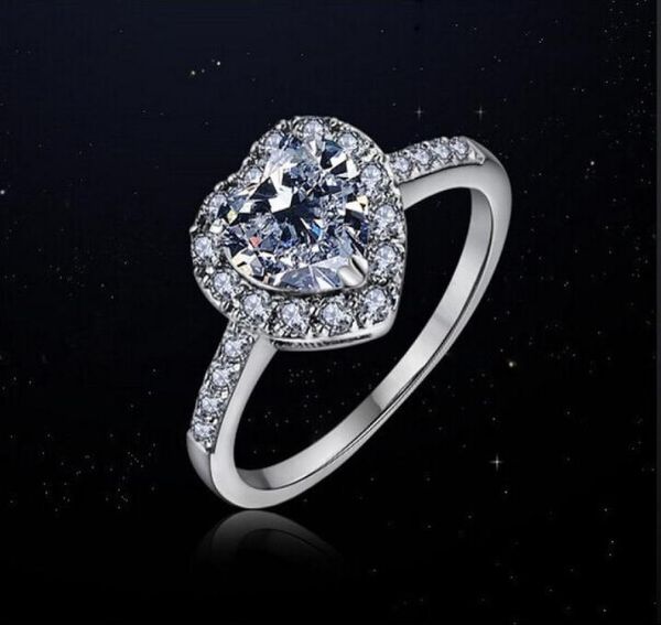 fashion jewelry lady039s heart gem 5a zircon stone 925 sterling silver wedding party ring sz 510 gift4697465, Slivery;golden
fashion jewelry lady039s heart gem 5a zircon stone 925 sterling silver wedding party ring sz 510 gift4697465, Slivery;golden