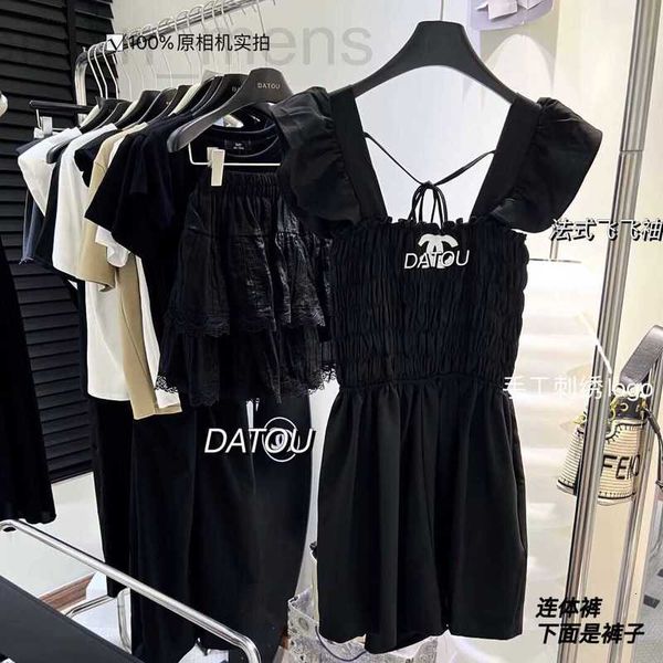 basic & casual dresses designer the same trendy brand as the internet celebrity, xiaoxiang wind pressed pleated flying sleeves jumpsuit, wit, Black;gray
basic & casual dresses designer the same trendy brand as the internet celebrity, xiaoxiang wind pressed pleated flying sleeves jumpsuit, wit, Black;gray