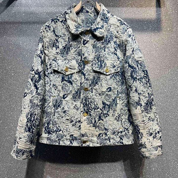 Men' Jackets Men Designer Hole Sleeves Trend Mens Clothing Autumn and Winter Fashion Classic Retro Denim Jacket Ripped Large Size -XL CJD07146 F001, Blue
Men' Jackets Men Designer Hole Sleeves Trend Mens Clothing Autumn and Winter Fashion Classic Retro Denim Jacket Ripped Large Size -XL CJD07146 F001, Blue