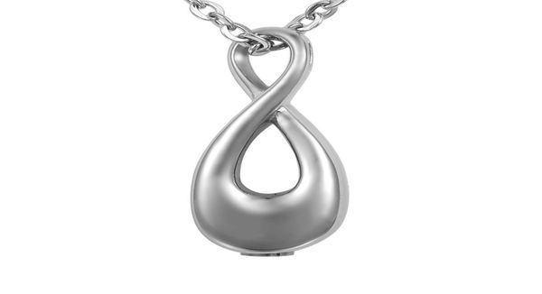 lily stainless steel silver infinite love cremation jewelry ashes pendant keepsake memorial urn necklace with gift bag and chain1287684
lily stainless steel silver infinite love cremation jewelry ashes pendant keepsake memorial urn necklace with gift bag and chain1287684