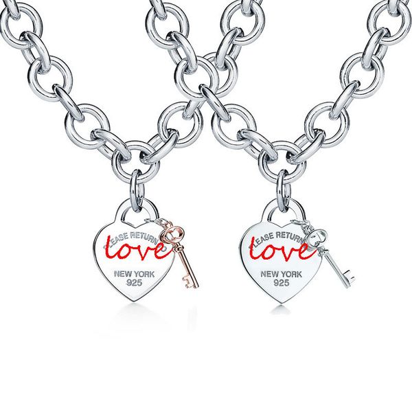 pendant necklaces fashion brand s925 silver love key necklace for women luxury jewelry exquisite packaging 230714
pendant necklaces fashion brand s925 silver love key necklace for women luxury jewelry exquisite packaging 230714