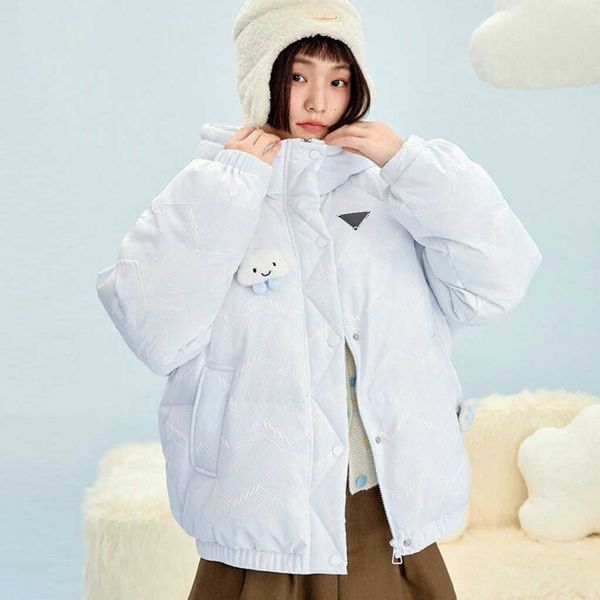 autumn and winter ladies hooded sweet cloud loose down jacket, cartoon sports decoration, lovely and sweet, cuffs tighten warm and not leak., Black
autumn and winter ladies hooded sweet cloud loose down jacket, cartoon sports decoration, lovely and sweet, cuffs tighten warm and not leak., Black