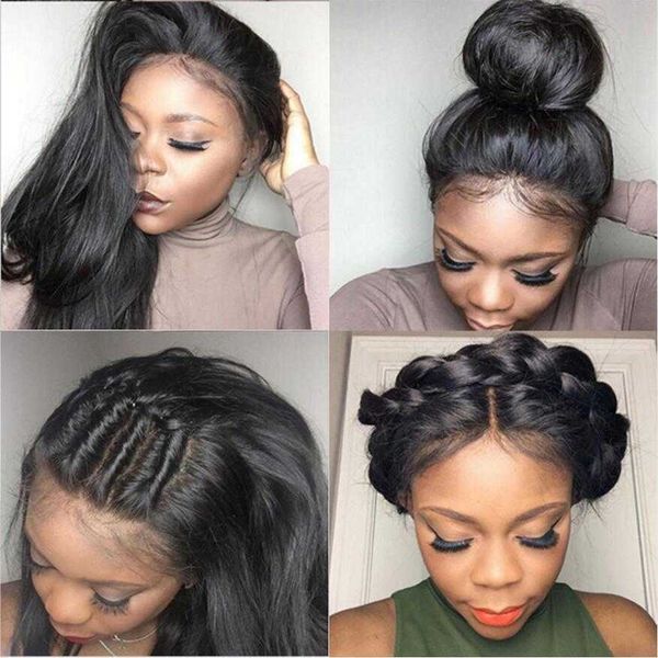 silky straight lace front wig brazilian virgin human hair full lace wig pre plucked hairline with baby hair for women 130% density bleached, Black;brown
silky straight lace front wig brazilian virgin human hair full lace wig pre plucked hairline with baby hair for women 130% density bleached, Black;brown