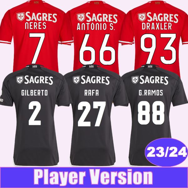 2023 24 guedes gilberto player version soccer jerseys aursnes rafa neres g. ramos guedes antonio.s home red away football shirts, Black;yellow
2023 24 guedes gilberto player version soccer jerseys aursnes rafa neres g. ramos guedes antonio.s home red away football shirts, Black;yellow