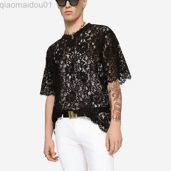 men's t-shirts 2023 summer y2k mens floral embroidery t shirt fashion see through hollow out tee streetwear men vintage loose short sle, White;black
men's t-shirts 2023 summer y2k mens floral embroidery t shirt fashion see through hollow out tee streetwear men vintage loose short sle, White;black