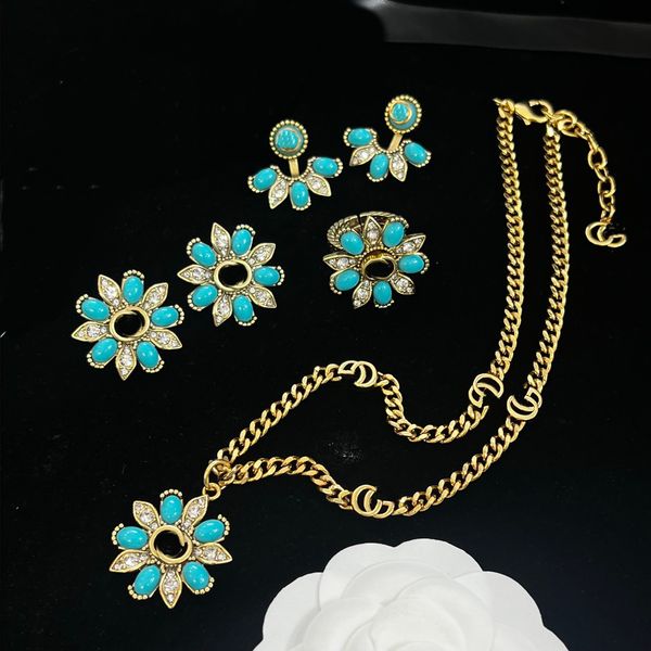 luxury vintage letter inlaid diamond blue pink flower choker necklaces brass earring chain classic charm shape ring fashion jewelry cgs3 -09, Black
luxury vintage letter inlaid diamond blue pink flower choker necklaces brass earring chain classic charm shape ring fashion jewelry cgs3 -09, Black